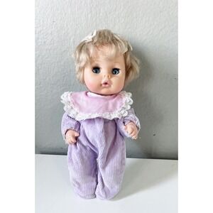 Eegee‎ Vintage Baby Doll 10" Sleep Blue Eyes READ DESCRIPTION